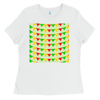 White mexico seamless pattern Ladies Tee - FaDigitalArtStudio