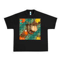 Black fall boot seamless pattern Urban Heavy Tee - BundleAndBundleShop