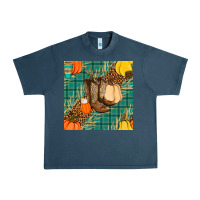Midnight Navy fall boot seamless pattern Urban Heavy Tee - BundleAndBundleShop