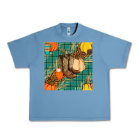 Pebble Blue fall boot seamless pattern Urban Heavy Tee - BundleAndBundleShop