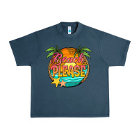 Midnight Navy beach please Urban Heavy Tee - Jasminsmagicworld