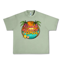Oil Green beach please Urban Heavy Tee - Jasminsmagicworld