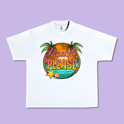 Beach Please Urban Heavy Tee Designed By Jasminsmagicworld