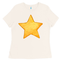 Bone yellow star Ladies Tee - FaDigitalArtStudio