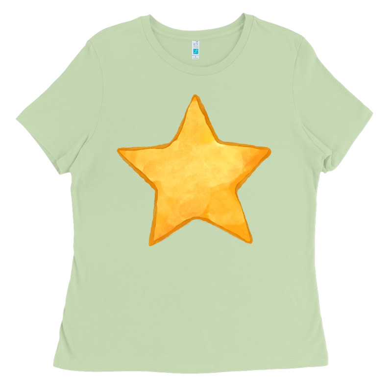 Yellow Star Ladies Tee by FaDigitalArtStudio | Teevron