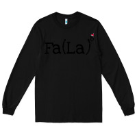 Black fa la christmas Long Sleeve Tee - DesigneFamous