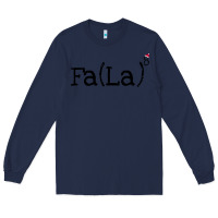Navy fa la christmas Long Sleeve Tee - DesigneFamous