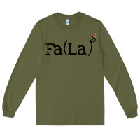 Army Green fa la christmas Long Sleeve Tee - DesigneFamous