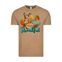 Vintage Coffee thankful pumpkins Vintage Tee - BundleAndBundleShop