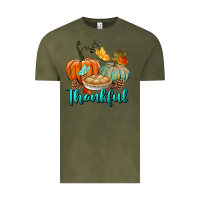 Vintage Olive thankful pumpkins Vintage Tee - BundleAndBundleShop