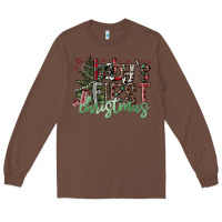 Chestnut Baby's First Christmas Long Sleeve Tee - CowhideDigitalArt