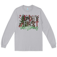 Moon Dust Baby's First Christmas Long Sleeve Tee - CowhideDigitalArt