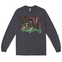 Smoke Baby's First Christmas Long Sleeve Tee - CowhideDigitalArt