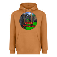 Meerkat Black Angus Cattle and Bull Merry Christmas Heavyweight Hoodie - RanaPortraitStore