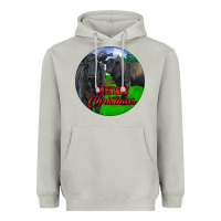 Moon Dust Black Angus Cattle and Bull Merry Christmas Heavyweight Hoodie - RanaPortraitStore