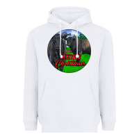 Black Angus Cattle And Bull Merry Christmas Heavyweight Hoodie | Teevron