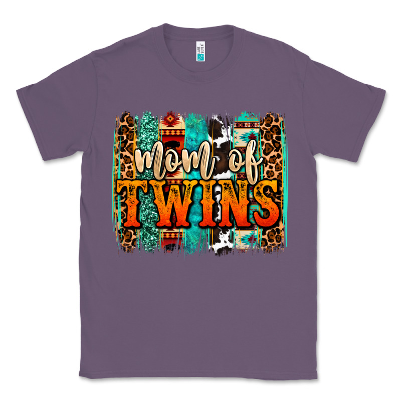 Mom Of Twins Western Brushstroke Classic Tee by OliviaCreatesArt | Teevron