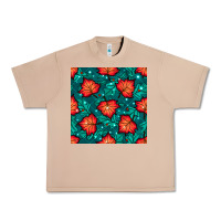 Burro fall leaves seamless pattern Urban Heavy Tee - BundleAndBundleShop
