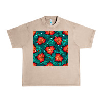 French Oak fall leaves seamless pattern Urban Heavy Tee - BundleAndBundleShop