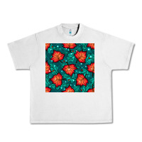 Lunar Rock fall leaves seamless pattern Urban Heavy Tee - BundleAndBundleShop