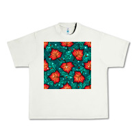 Pistachio fall leaves seamless pattern Urban Heavy Tee - BundleAndBundleShop