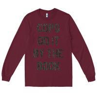Burgundy cops do it by the book 1988, halloween Long Sleeve Tee - DesigneFamous