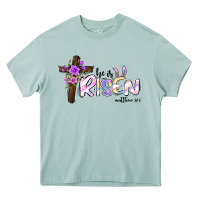 Arona easter he is risen matthew 28 6 Heavy Core Tee - Jasminsmagicworld