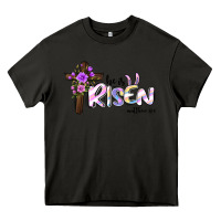 Asphalt easter he is risen matthew 28 6 Heavy Core Tee - Jasminsmagicworld