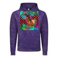 Cloud Purple Halloween Quarter Horse Vintage Hoodie - LillyAllenDesigns