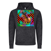 Vintage Black Halloween Quarter Horse Vintage Hoodie - LillyAllenDesigns