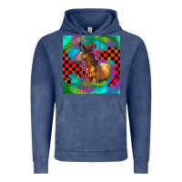 Vintage Denim Halloween Quarter Horse Vintage Hoodie - LillyAllenDesigns
