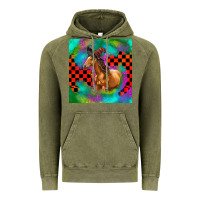 Vintage Olive Halloween Quarter Horse Vintage Hoodie - LillyAllenDesigns