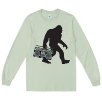 Matcha bigfoot beatbox boom box retro   bigfoot boom box Long Sleeve Tee - DesigneFamous