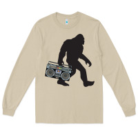 Mushroom bigfoot beatbox boom box retro   bigfoot boom box Long Sleeve Tee - DesigneFamous