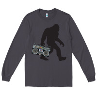 Smoke bigfoot beatbox boom box retro   bigfoot boom box Long Sleeve Tee - DesigneFamous