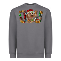 Storm Cockapoo Christmas Joy Heavyweight Sweatshirt - RanaPortraitStore