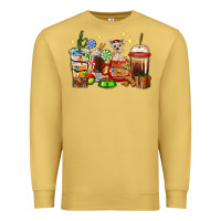 Antique Gold Christmas coffee cups with Chihuahua Premium Sweatshirt - RanaPortraitStore