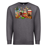 Charcoal Heather Christmas coffee cups with Chihuahua Premium Sweatshirt - RanaPortraitStore