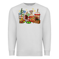 Dove Grey Christmas coffee cups with Chihuahua Premium Sweatshirt - RanaPortraitStore