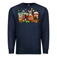 Navy Christmas coffee cups with Chihuahua Premium Sweatshirt - RanaPortraitStore