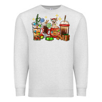 Oatmeal Heather Christmas coffee cups with Chihuahua Premium Sweatshirt - RanaPortraitStore