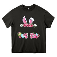 Asphalt Easter bunny name frame Heavy Core Tee - OliviaCreatesArt