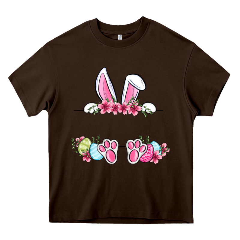 Easter Bunny Name Frame Heavy Core Tee by OliviaCreatesArt | Teevron
