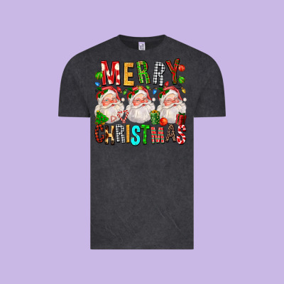 Merry Christmas Santa Vintage Tee Designed By Fadigitalartstudio