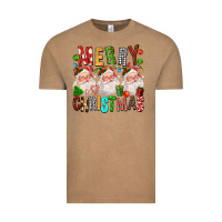 Vintage Coffee Merry christmas santa Vintage Tee - FaDigitalArtStudio