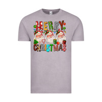 Vintage Zinc Merry christmas santa Vintage Tee - FaDigitalArtStudio