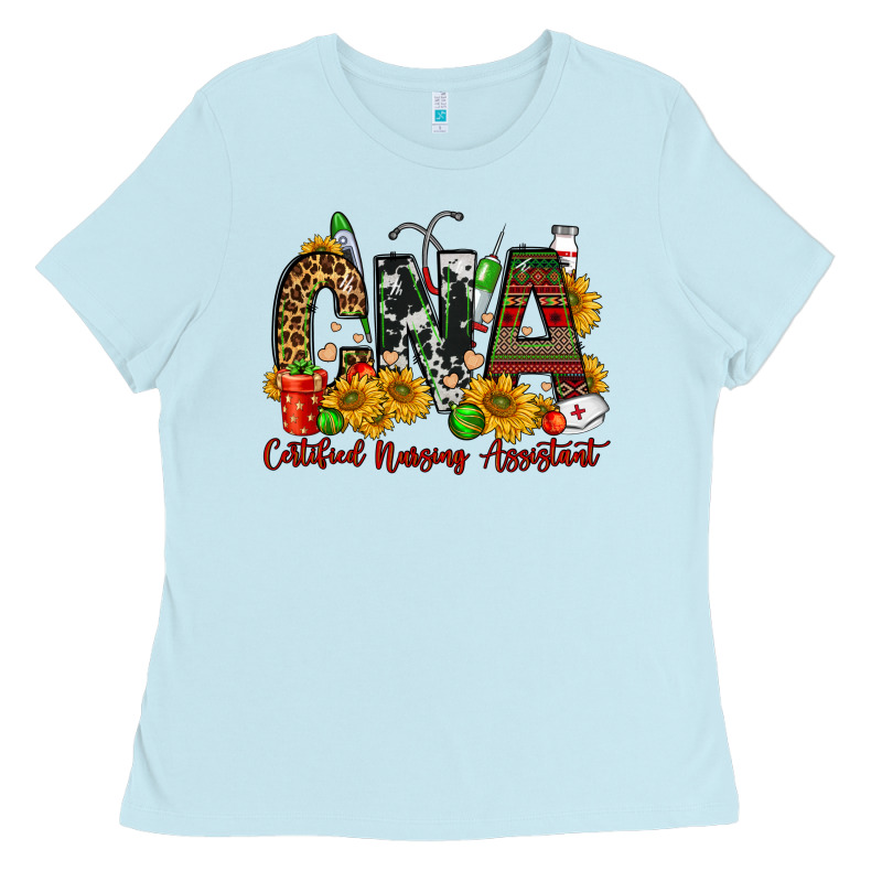 Christmas Cna Certified Nursing Assistant Ladies Tee by FaDigitalArtStudio | Teevron