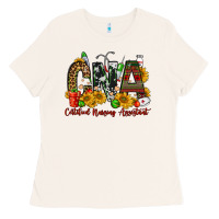 Bone christmas cna certified nursing assistant Ladies Tee - FaDigitalArtStudio