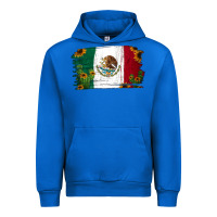 Cobalt cactus sunflower mexican flag Urban Hoodie - Jasminsmagicworld
