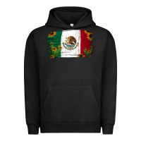Pigment Black cactus sunflower mexican flag Urban Hoodie - Jasminsmagicworld